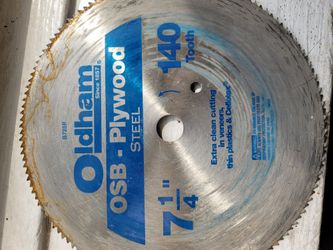 Steel saw blades for circular saws. Designed to cleanly cut thin materials: plywood, veneers, OSB, thin plastics and Cellotex.