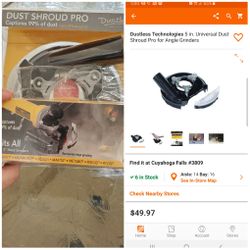 Dustless Technologies 5 in. Universal Dust Shroud Pro for Angle Grinders