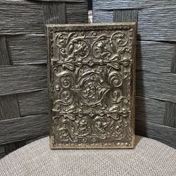 Antique Gold Plated Embossed Panel