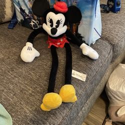 Disney Parks 18" Minnie Mouse Long Legs Arms Plush 