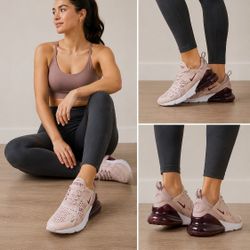 Nike Air Max 270 Women's Shoes "Barly Rose" Pink/Purple Size 7