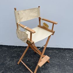 Makeup Artist Director Chair with Footrest & Storage OmySalon