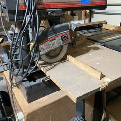 Radial Alarm Saw & Table Saw + More