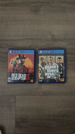 PS4 GTA 5 & Red Dead Redemption 2 - BOTH FOR $20