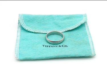 Tiffany Mans Platinum Ring