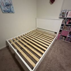 White Queen Bed Frame 