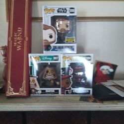 3 Funko Pop Figures 