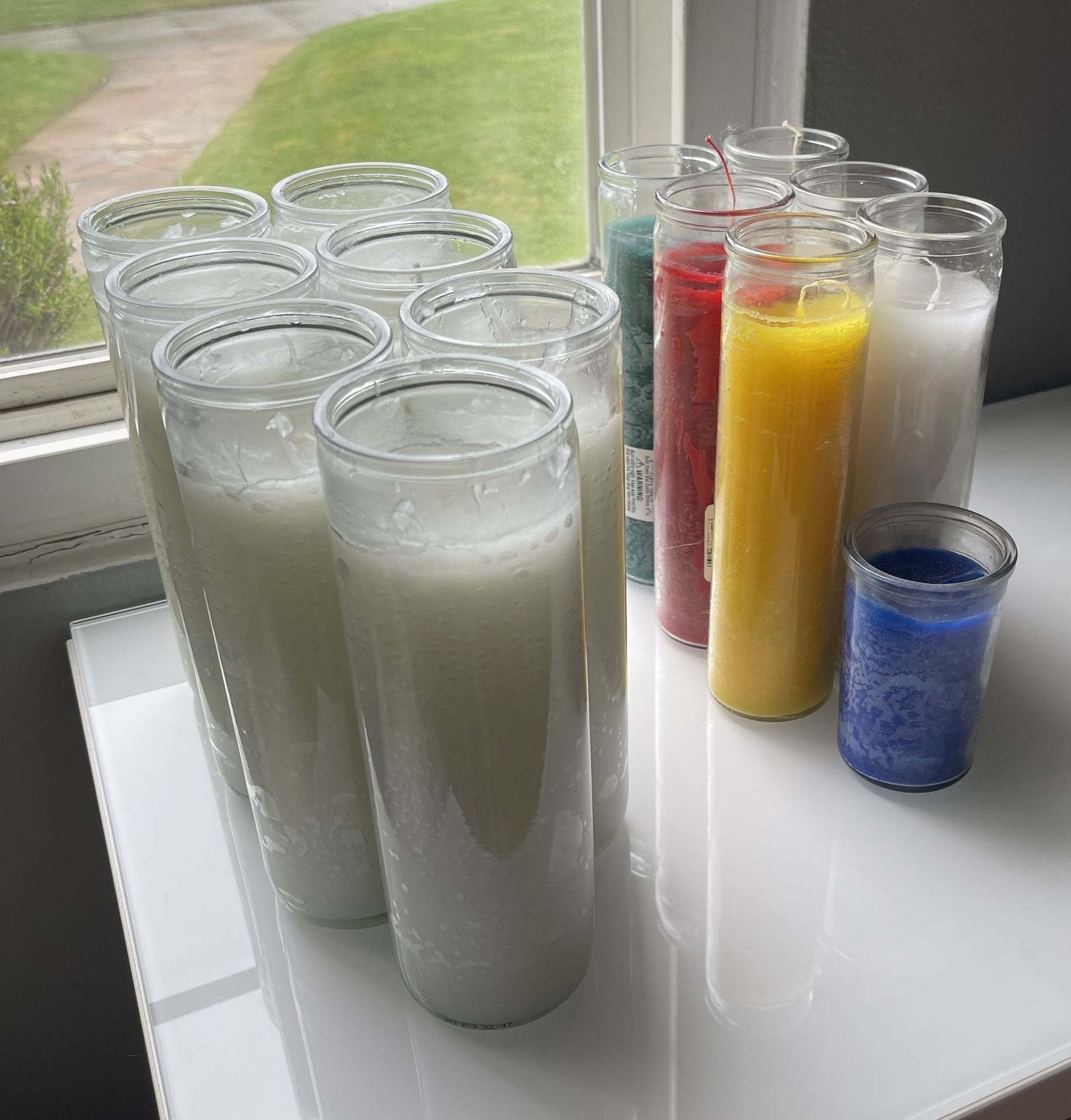 Lot of 15 Veladoras / Vigil Candles - New!!