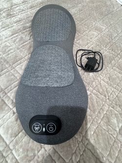 -1 Electric Lumbar Support Pillow with Heat & Massage