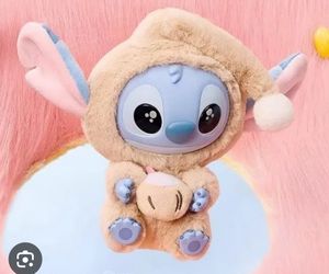 Stitch Miniso Plush Keychain