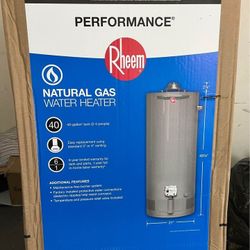 New 40 gal Gas Water Heater (includes installation)