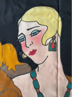 Vintage Painting on silk