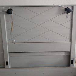 Queen Size Bed Frame With Reading Lights