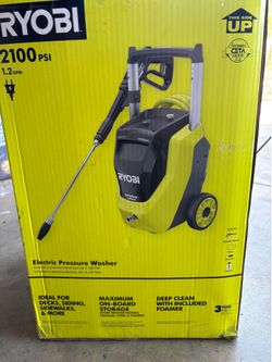 2100 PSI 1.2 GPM Cold Water Electric Pressure Washer