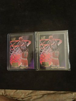 Michael Jordan 1993-94 Fleer Ultra Inside Outside Cards