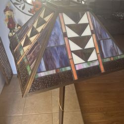 Stained Glass Standing Lamp