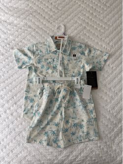 NWT - Kids Hawaiian Shorts Set