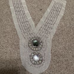 New 30 piece bundle appliance beaded lace dress sewing craft trim lot