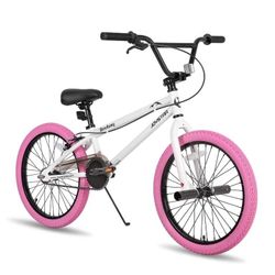 JOYSTAR Brockway Freestyle 20" 24" Kids BMX Bikes for 6-12 Years Kids Bicycle for Boys Girls and Beginner-Level Riders 2 Pegs