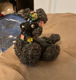 Vintage ceramic poodle