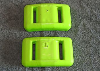 Two Ten Pound Coated Scuba Diving Weights