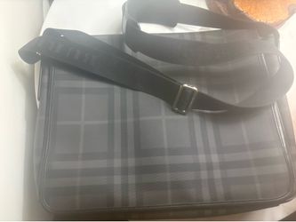 Vintage Burberry Burleigh Smoked Check Messenger Bag | Fair Condition
