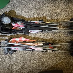 2x Minnie Mouse Strollers