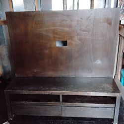 TV Stand With Slideout Drawers