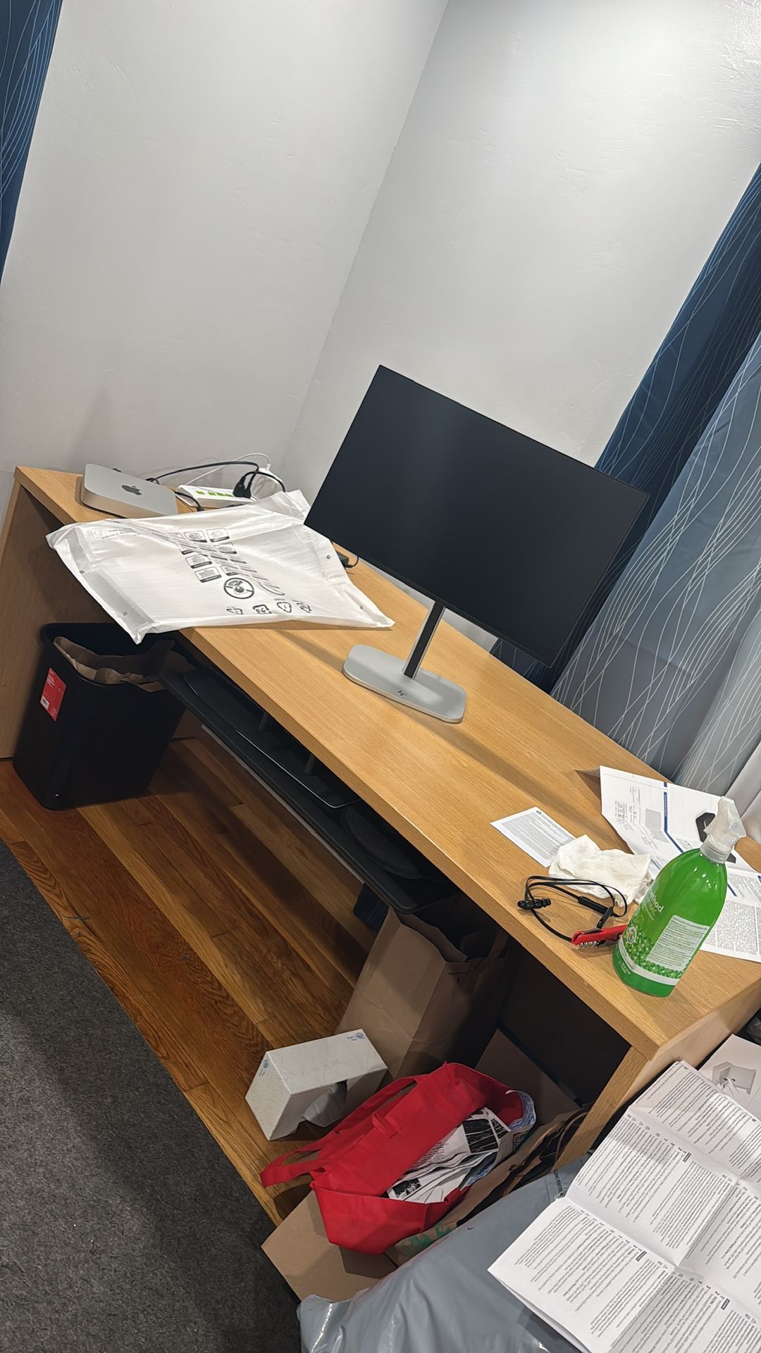 Free Oak Desk With Pull Out Keyboard