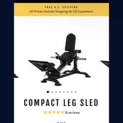 Campact Leg Press Calf Machine Combo 
