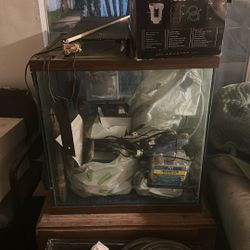 100 Gallon Glass Fish tank And Accessories 
