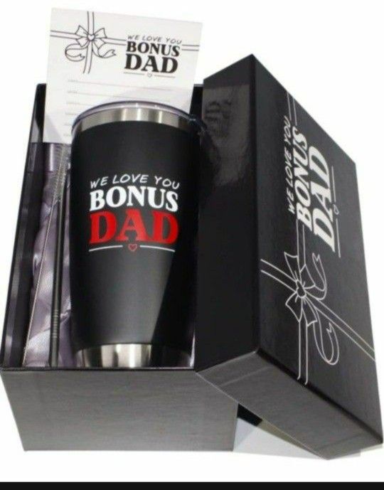 Tumbler Gift for Bonus Dad/Step Dad 