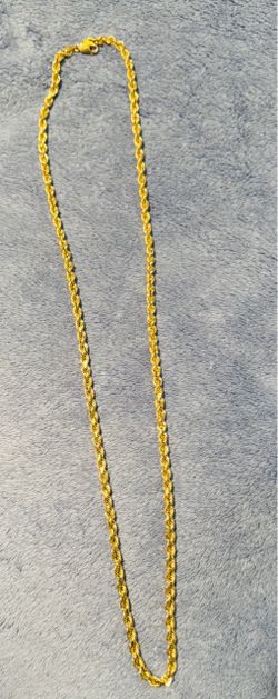 14K SOLID GOLD ROPE CHAIN