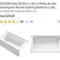 Kohler Tub In Box And Glass Door