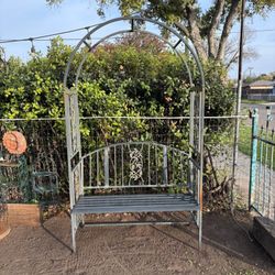 Large Metal Garden Bench 