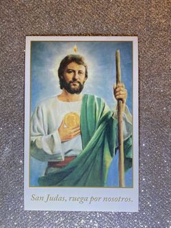Style #6 Religious Card of San Judas