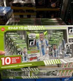 2025-26 Donruss Road FIFA World Cup Soccer 10 Pack Box Sealed Costco Exclusive