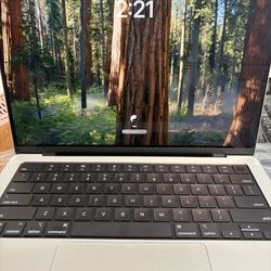 MacBook pro M1 14” 16/512gb silver
