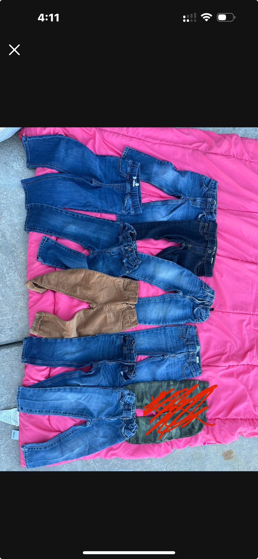 Size 2 Toddler Pants