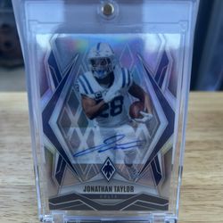 2025 Jonathan Taylor Phoenix Autographed Card/199🔥