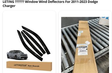 Letingfar Rain Guards for 2011-2023 Dodge Charger