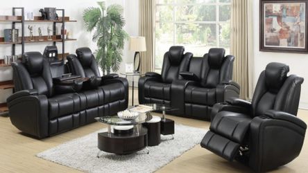 Sofa and Loveseat Power Recliner w/Led-Set