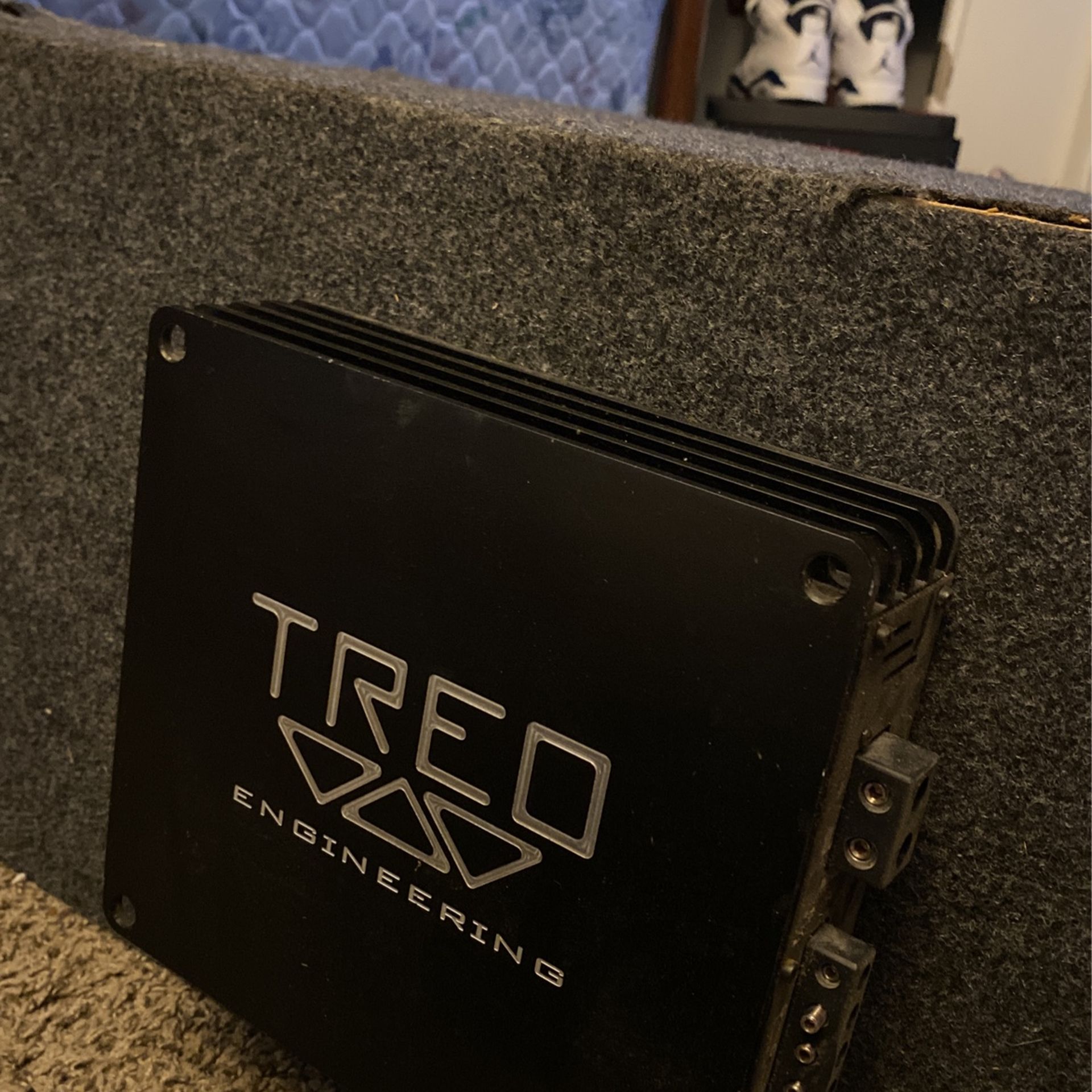 2 AUTOTEK SUBWOOFERS 12” BOX AND AMP INCLUDED for Sale in Dallas, TX