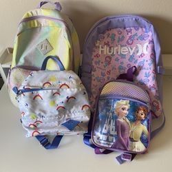 Set of 4 BackPacks - Girls