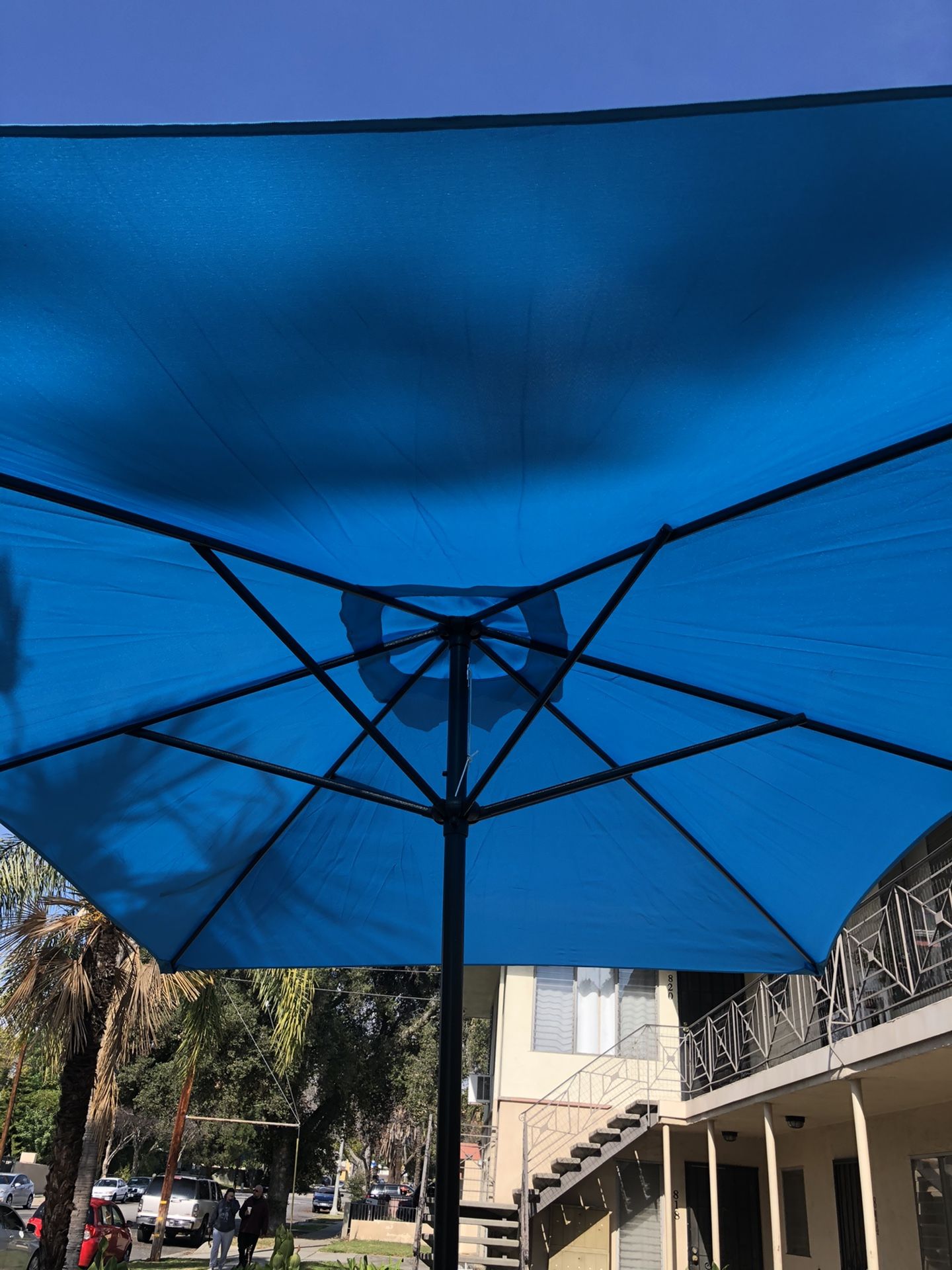10’ X 6.5” CRANK RECTANGULAR PATIO UMBRELLAS
