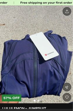 Lululemon Navy Blue Jumpsuit set with Tags