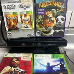 Xbox 360 Kinect w/4 games