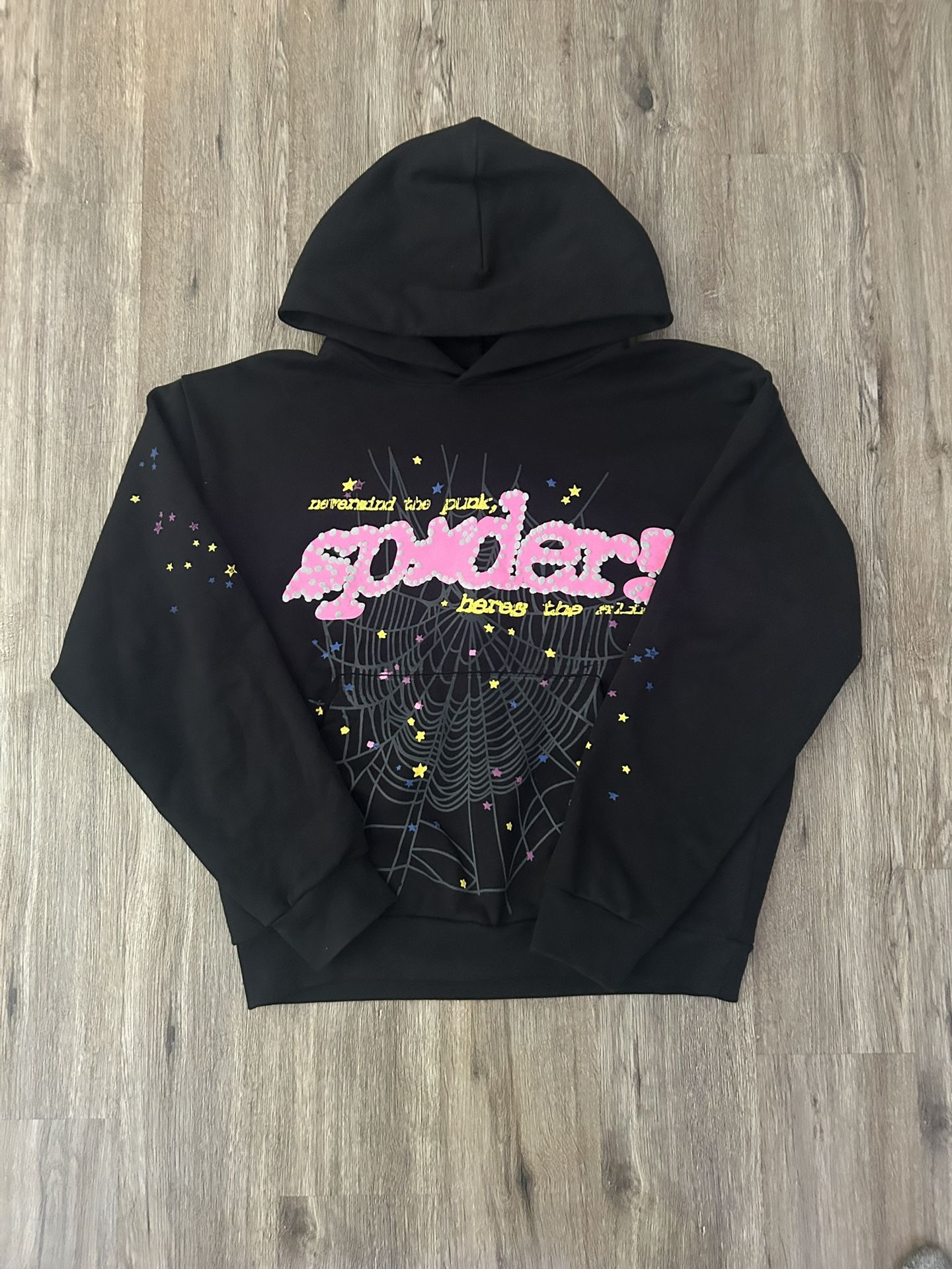 Sp5der Hoodie Size L Black