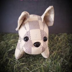 LoVe White Checkered Dog