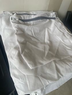 27 Large White Mesh Laundry Bags with Zipper